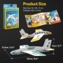 Joc Educativ STEM National Geographic puzzle 3D Avioane care se intorc la 360 grade 20 piese